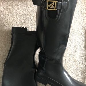 Speedy Black Rainboot - WORN ONCE